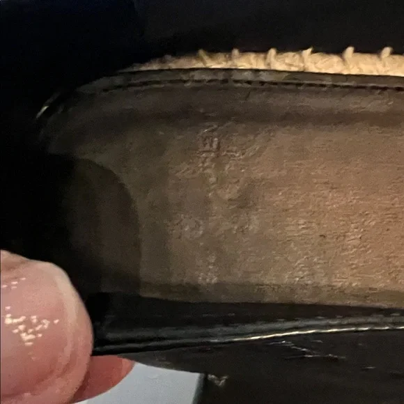Saint Laurent Black leather espadrilles - Picture 3 of 7